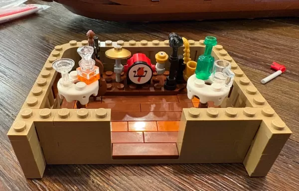 LEGO River Steamboat Dining Room Detail
