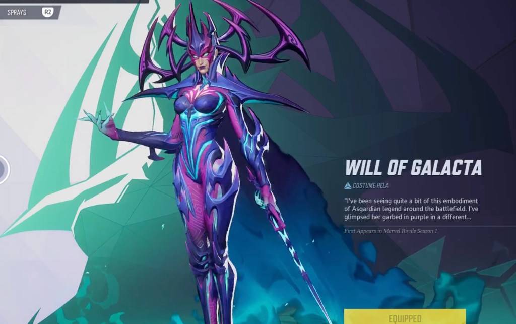 Hela's Will of Galacta skin