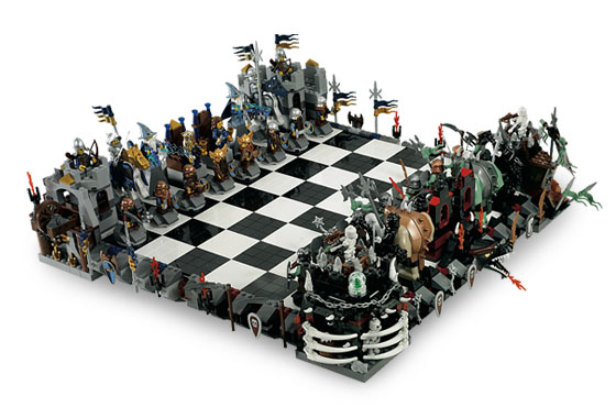 Conjunto de Xadrez LEGO Gigante