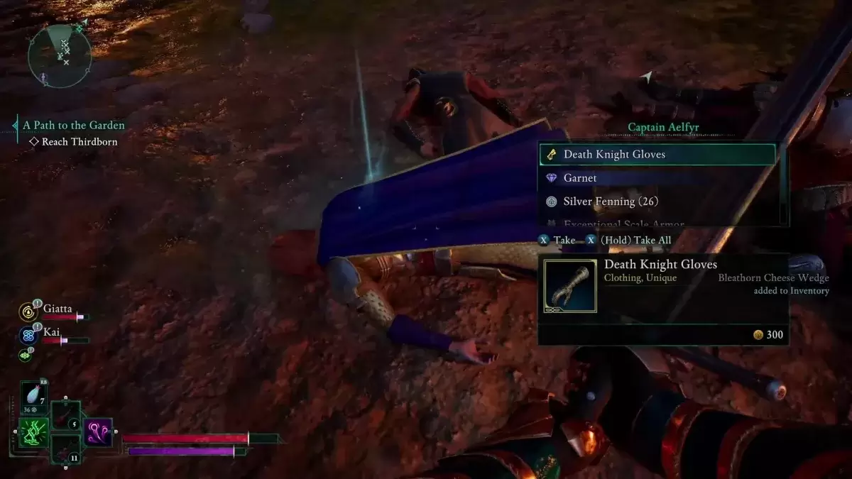 The Death Knight Gloves e altri premi per aver ucciso il Capitano Aelfyr in Boated durante