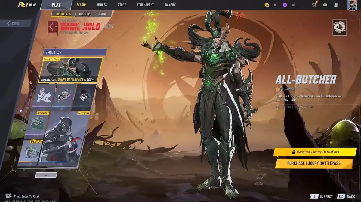 All-butcher Loki Skin