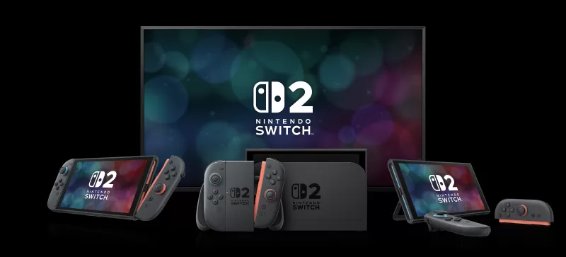 Switch 2 側面視圖