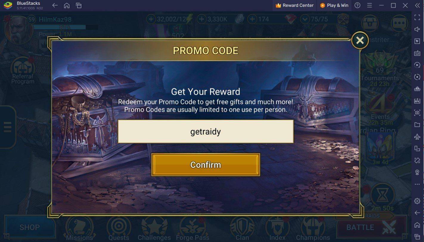 RAID: Shadow Legends- Lahat ng mga gumaganang pagtubos ng mga code noong Enero 2025