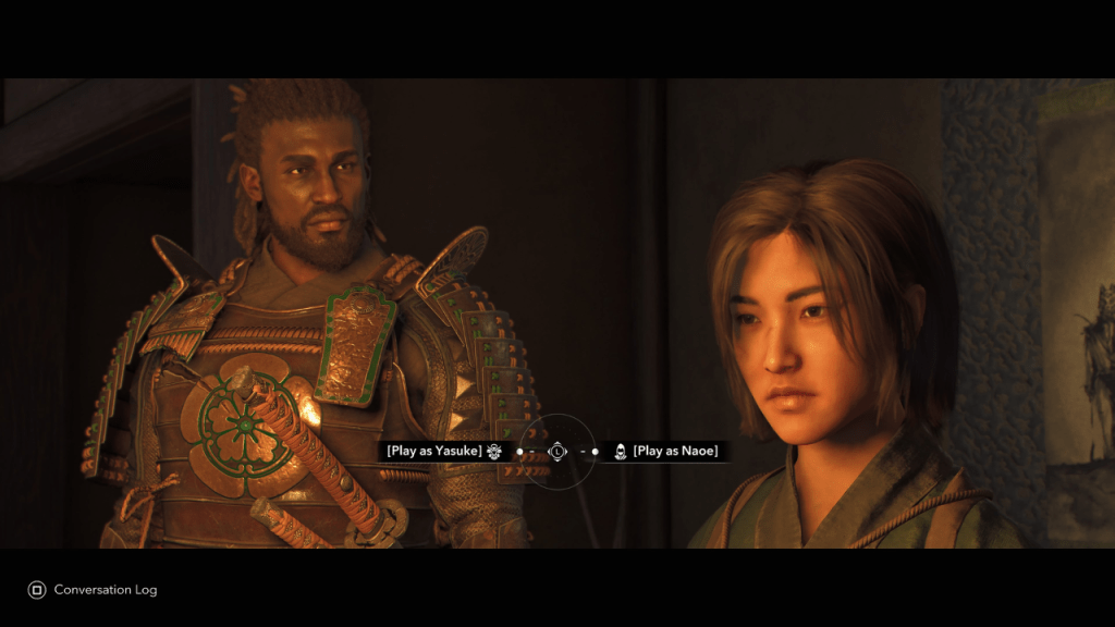 Some cutscenes allow players to choose between playing as Yasuke and Naoe in Assassin's Creed Shadows