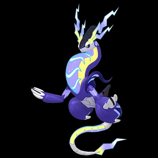 Quaquaval 7-Star Tera Raid에 관한 기사의 일부로 Pokemon Scarlet & Violet의 Miraidon.