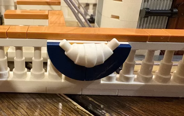 LEGO River Steamboat Final Display Model
