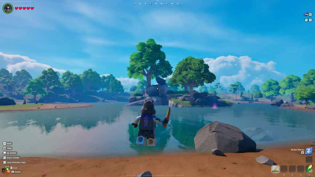 Shoreline base building spot