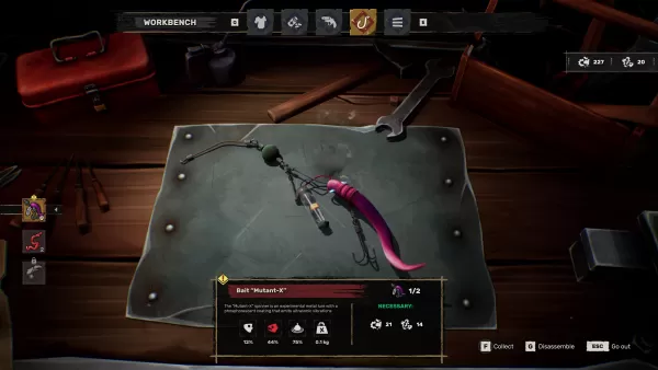 Dreadmoor UI screenshot - inventory management