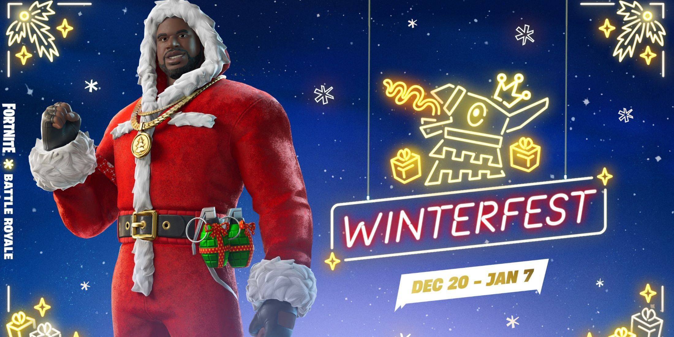 Santa Shaq Skin sa Fortnite