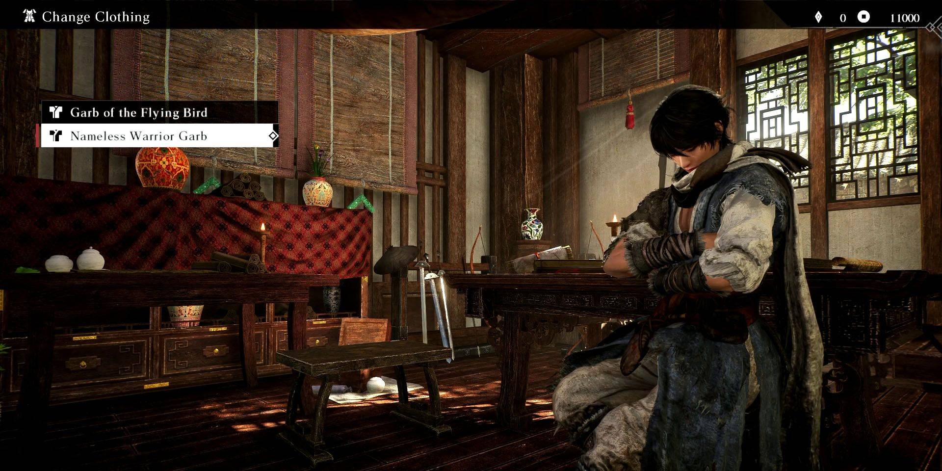 Nameless Warrior Garb Location