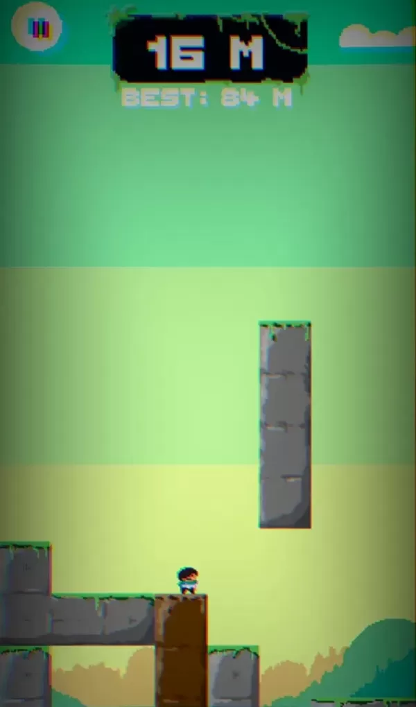 Captura de pantalla de blockchart que muestra una figura diminuta junto a bloques de forma extraña