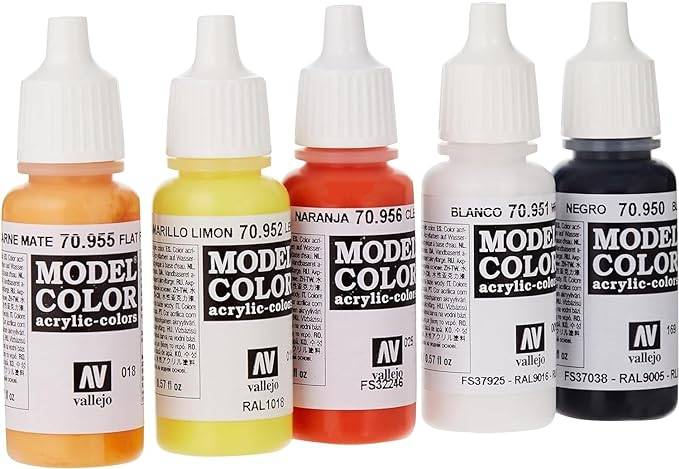ON SALE Vallejo Vallejo Basic USA Acrylic Colors Paint Set