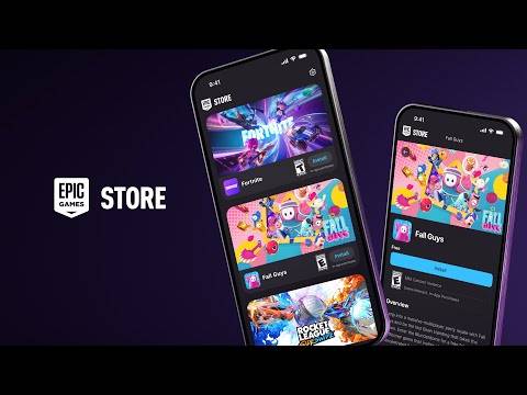 Epic Games Store witryna na telefon komórkowy