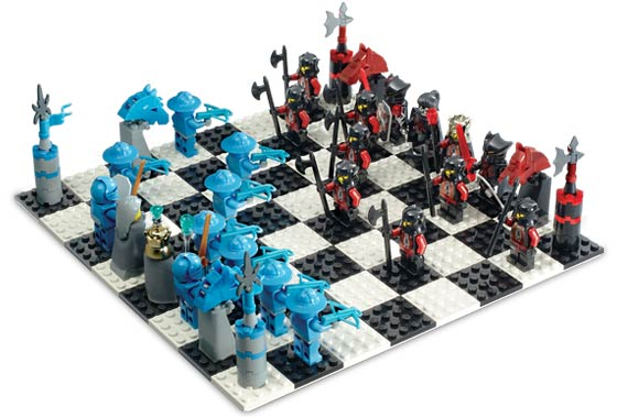 Conjunto de Xadrez LEGO Reino dos Cavaleiros