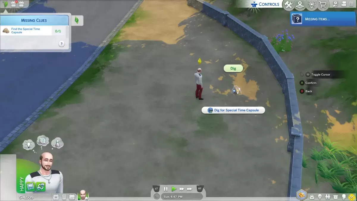 The Special Time Capsule within *The Sims 4*'s Blast from the Past event.