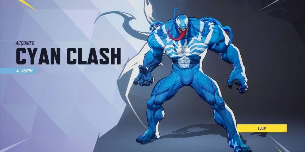 Venom's Cyan Clash skin