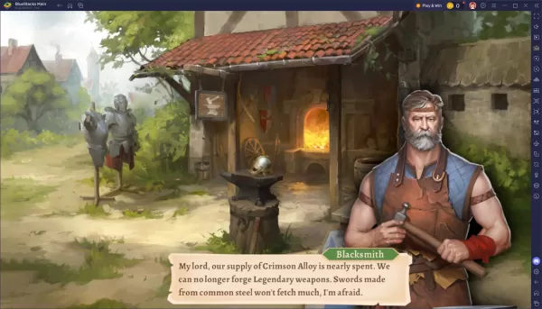 Gameplay screenshot showing Battlesmiths: Craft World