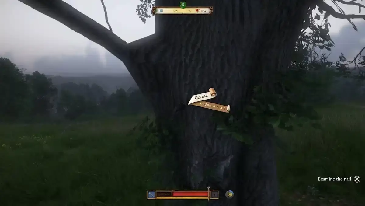 Image showing the nail and oak trees