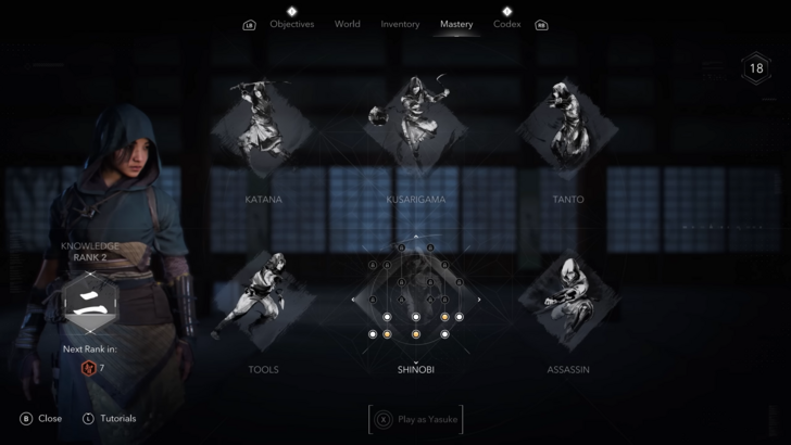 Assassin's Creed Shadows permet le Transmogging, c'est-à-dire de conserver l'apparence d'une arme tout en modifiant ses caractéristiques.