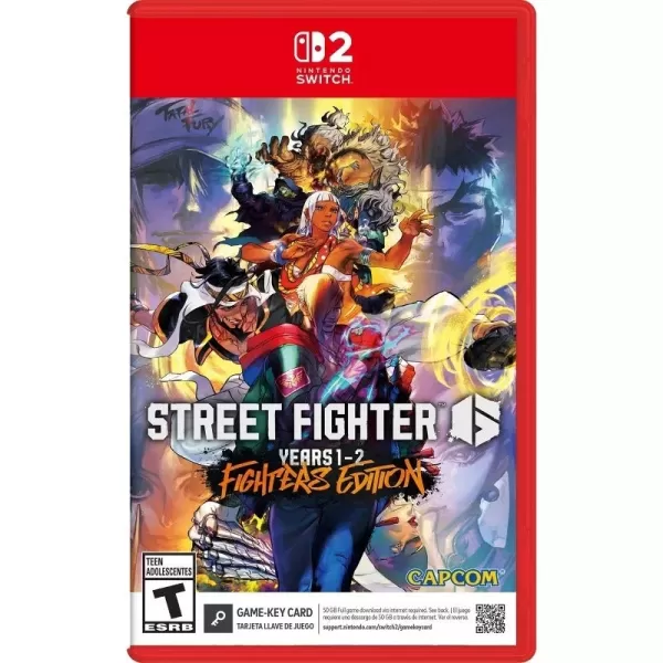 Street Fighter 6 Fighters Edition cover art for Switch 2