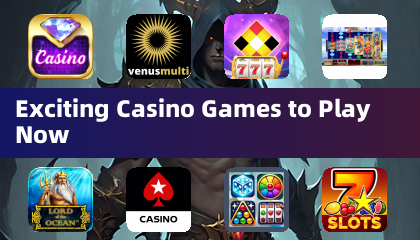 Nakatutuwang mga laro sa casino upang i -play ngayon
