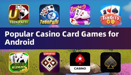 Jogos populares de cartas de cassino para Android