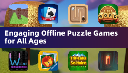 Engaging Offline Puzzle Games for All Ages