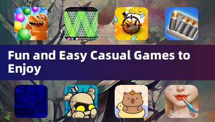 楽しめる楽しくて簡単なカジュアルゲーム