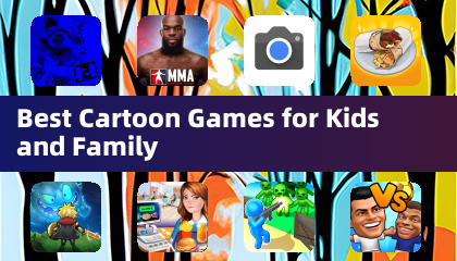 适合儿童和家庭的最佳卡通游戏