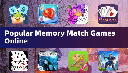 Jeux populaires de mémoire de correspondance en ligne