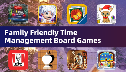 가족 친화적인 시간 관리 보드 게임