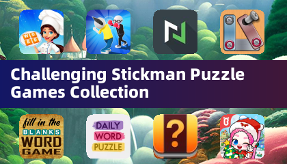 Challenging Stickman Puzzle Games Collection