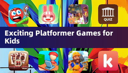 아이들을 위한 재미있는 플랫포머 게임