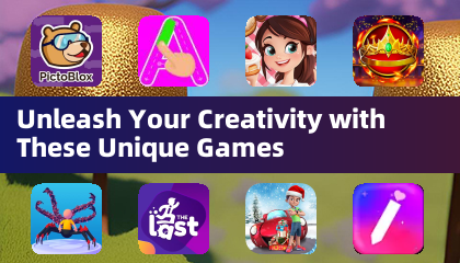 이 독특한 게임들과 함께 창의력을 마음껏 발휘하세요