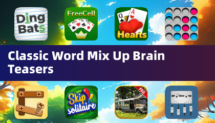 Classiques de mélange de mots pour énigmes cérébrales